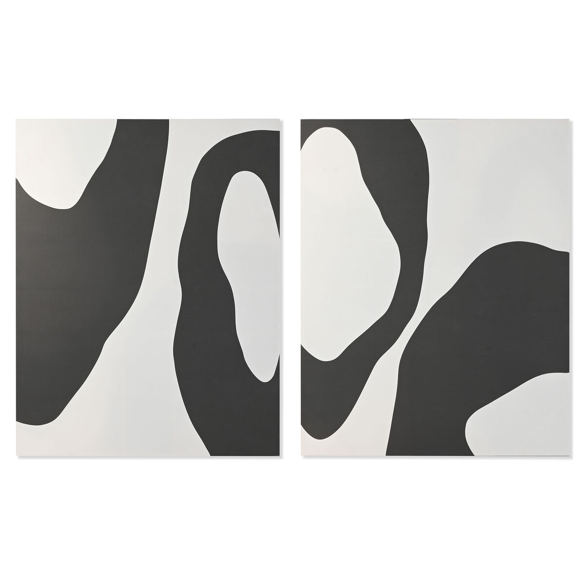 Tela Home Esprit Bianco Blu Marino Moderno Città 140 X 3 X 180 Cm (2 Unità)