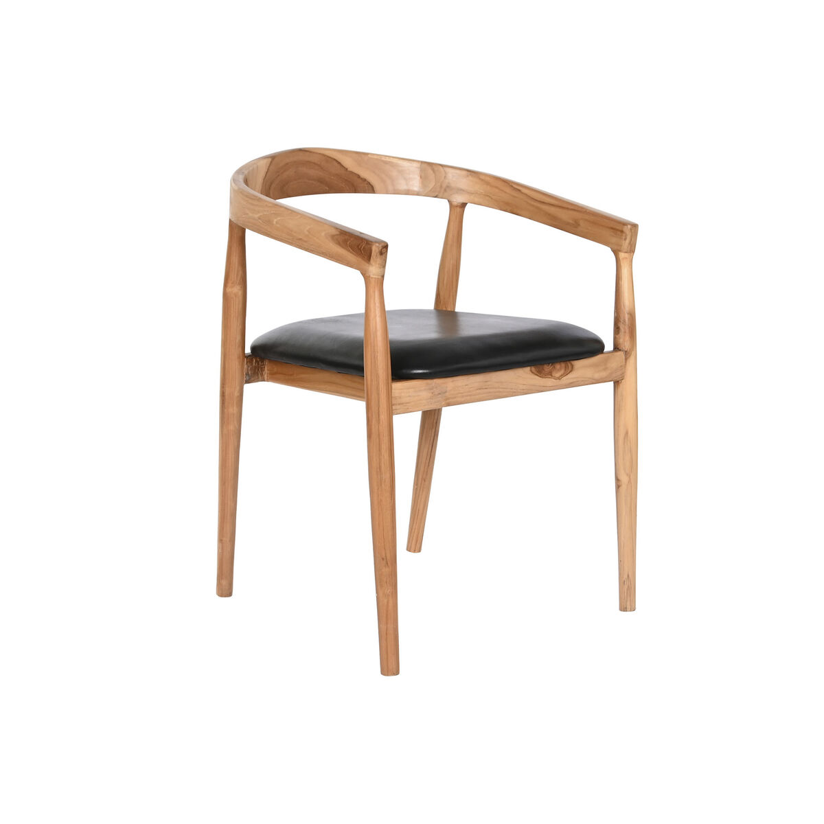 Sedia Dkd Home Decor Nero Naturale 58 X 60 X 75 cm