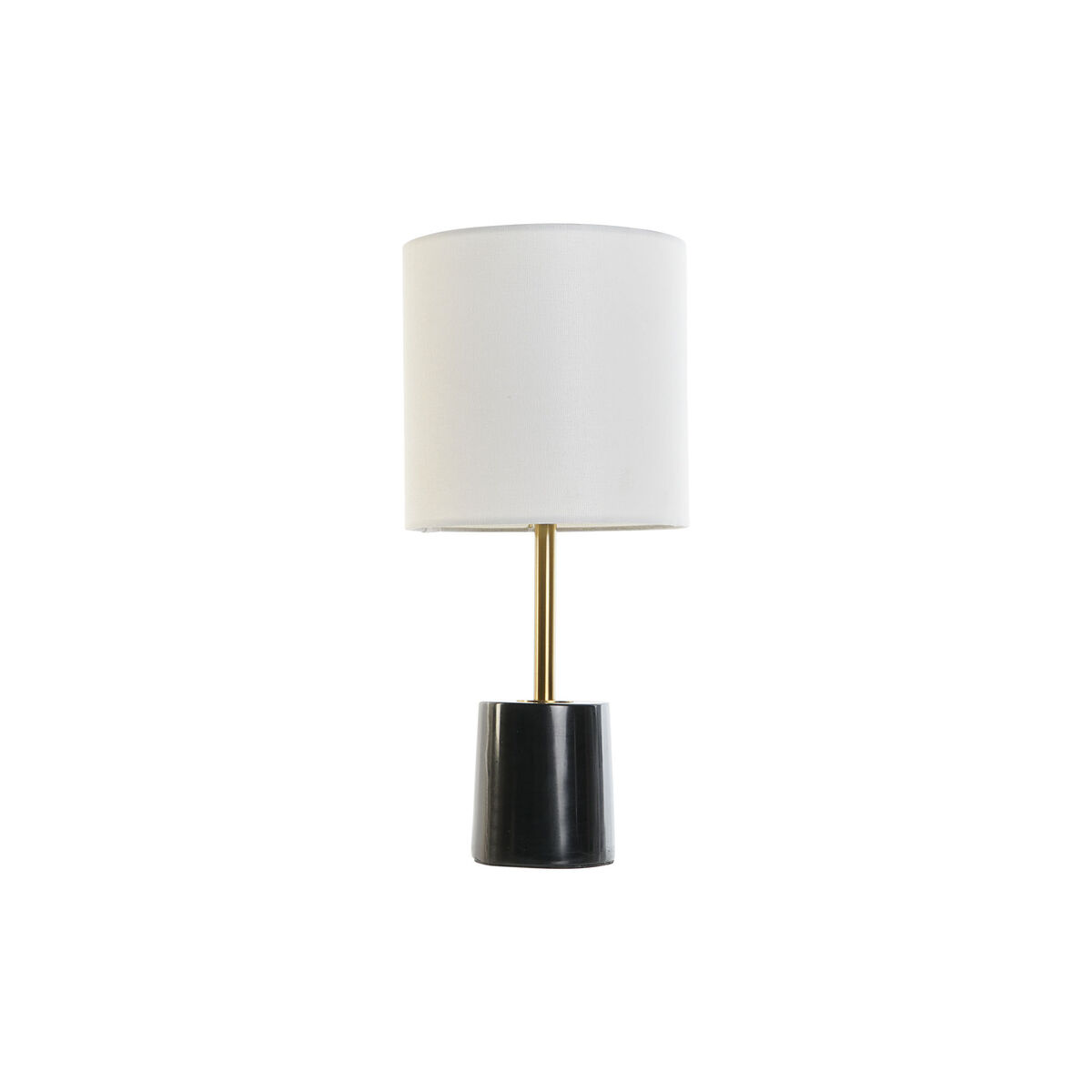 Lampada Da Tavolo Dkd Home Decor Bianco Nero Metallo Marmo 50 W 220 V 20 X 20 X 42 cm