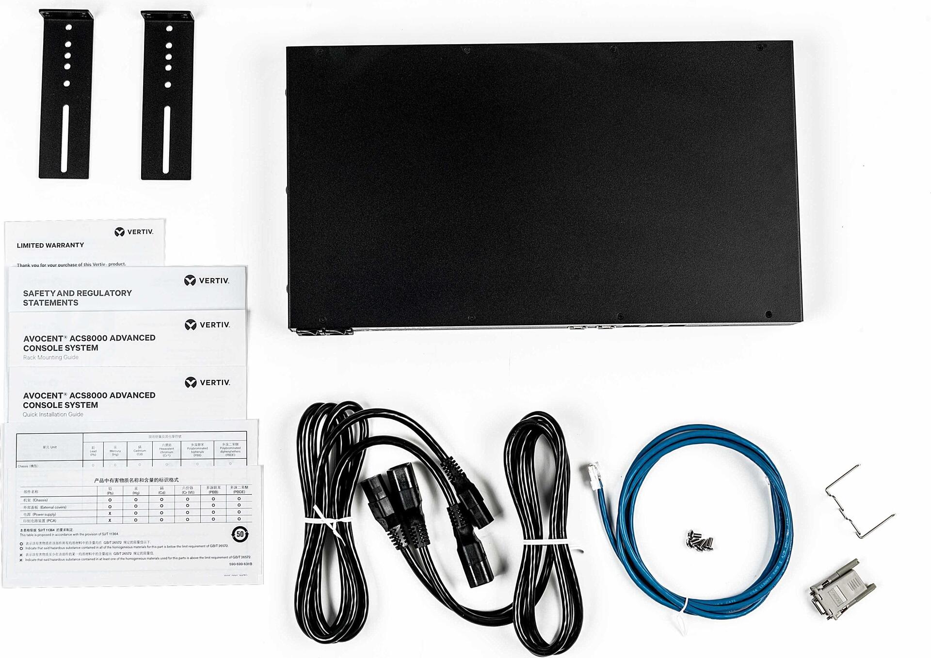 Vertiv Avocent Acs 8000 Serial Console Acs8032sac - Konsolenserver - 32 Anschlüsse - Gige, RS-232, RS-422, RS-485 - 1u - RacK-Montierbar (acs8032sac-