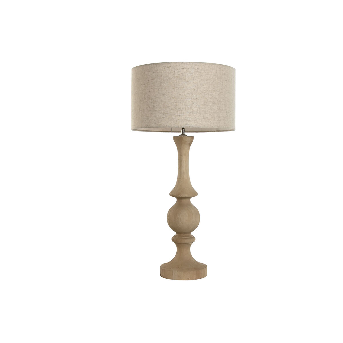 Lampada Da Tavolo Home Esprit Naturale Legno Di Mango 50 W 220 V 40 X 40 X 78 cm