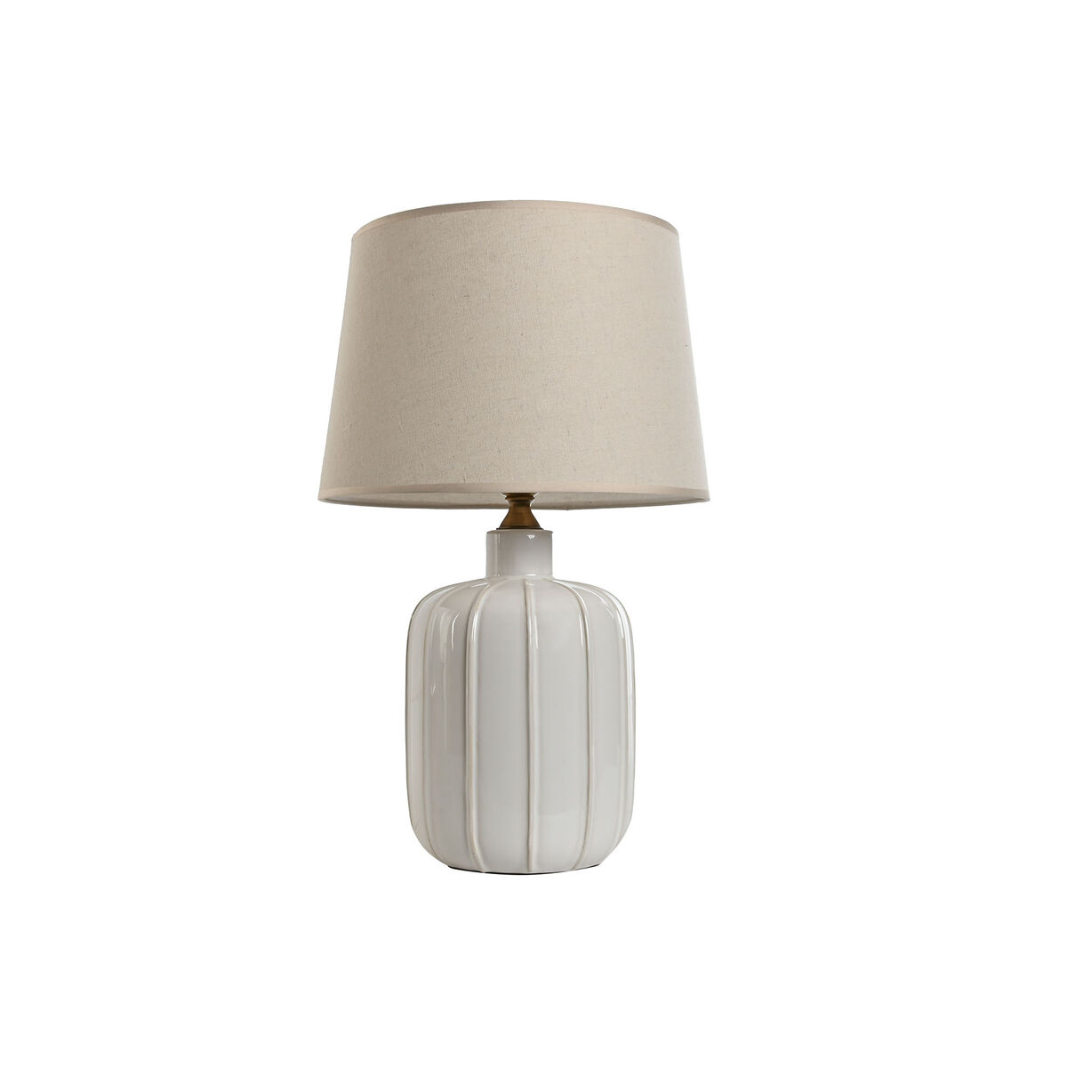 Lampada Da Tavolo Home Esprit Bianco Porcellana 50 W 220 V 33 X 33 X 55 cm