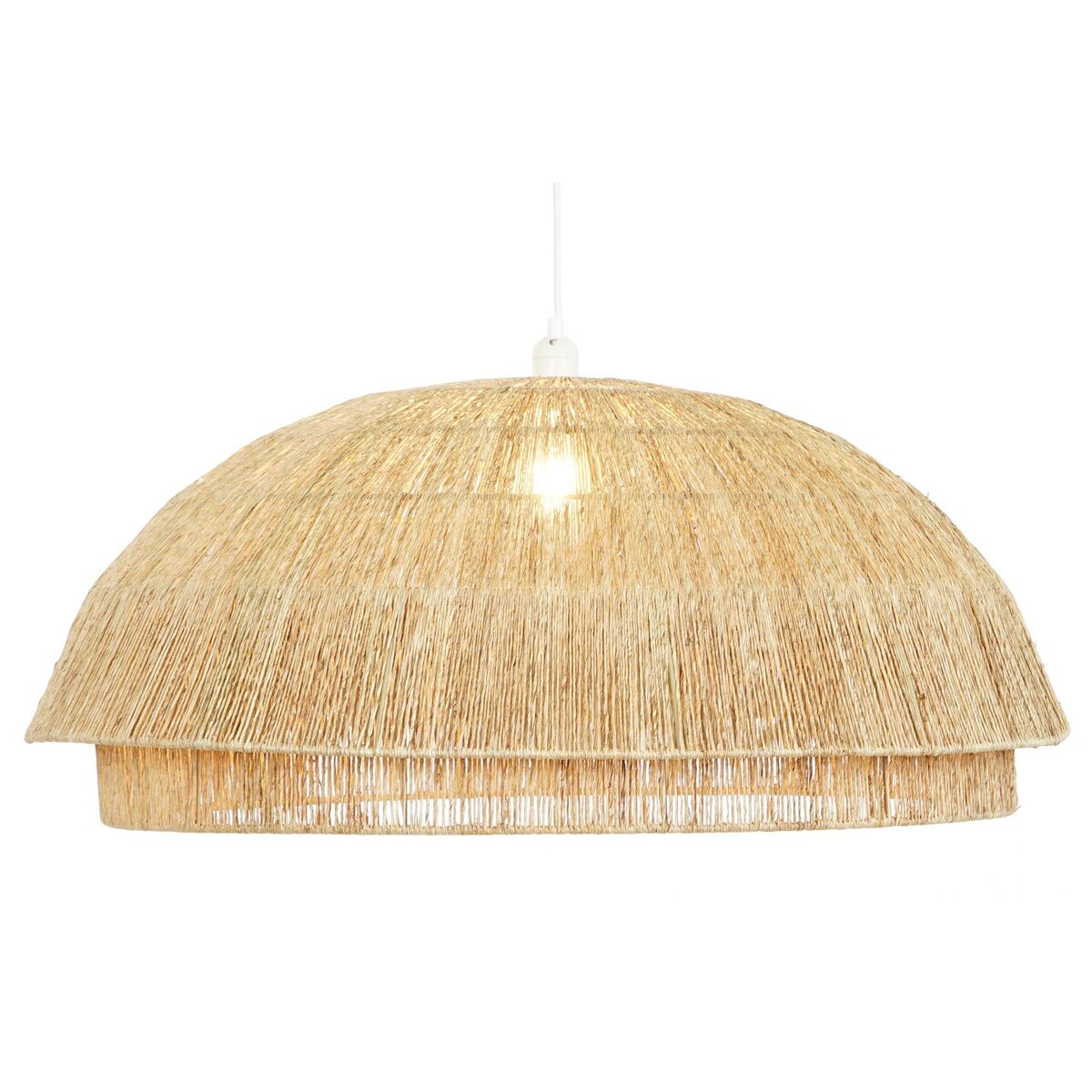 Lampadario Dkd Home Decor Marrone Chiaro Juta Ferro 50 W 80 X 80 X 33 cm - Image 6