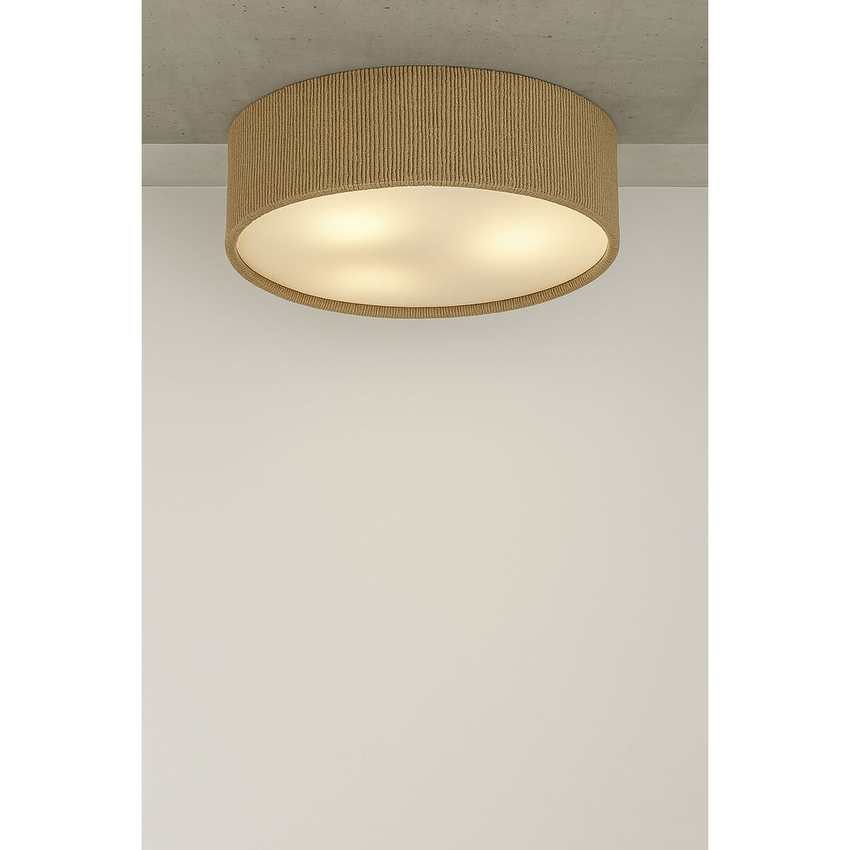 Lampadario Home Esprit Marrone Corda 50 W