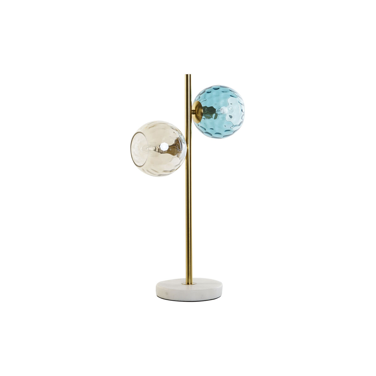 Lampada Da Tavolo Dkd Home Decor Multicolore Dorato Cristallo Melammina 40 W 220 V 32 X 32 X 58 cm