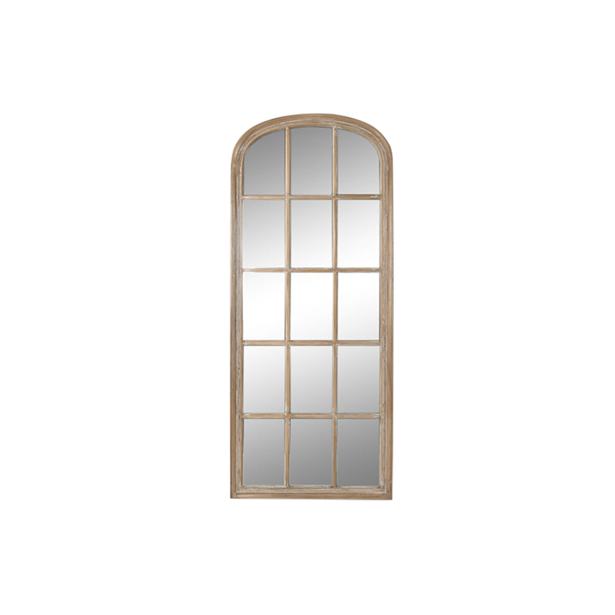 Specchio Da Parete Home Esprit Naturale Finestra Decapaggio 70,5 X 4 X 170,5 cm