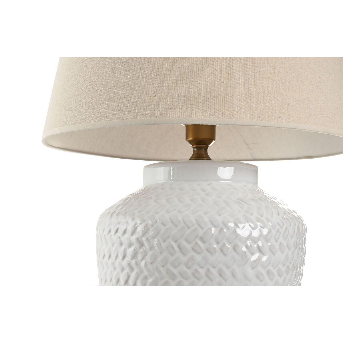 Lampada Da Tavolo Home Esprit Bianco 50 W 220 V - Image 3