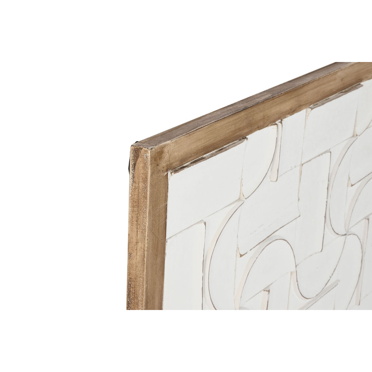 Statua Decorativa Home Esprit Bianco Naturale Moderno 90 X 3 X 90 cm