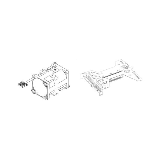 Dell 330-Bcvv Parte E Accessorio Del Sistema Di Raffreddamento Del Computer Kit Di Montaggio (dell Configuration 2 - Scheda Riser - Per Poweredge R36