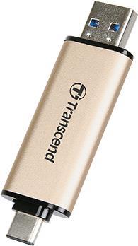 Transcend Jetflash 930c UsB-Stick 256 Gb Usb TypE-A / Usb TypE-C 3.2 Gen 1 (3.1 Gen 1) Gold (ts256gjf930c)