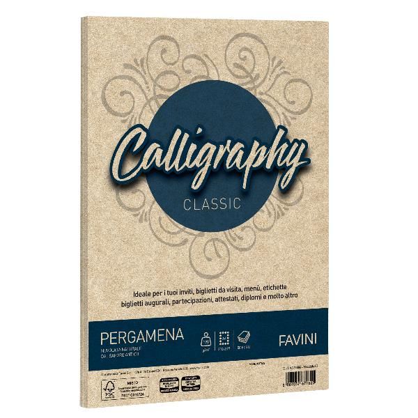 CF50 FG PERGAMENA 190GR A4 NOCCIOLA