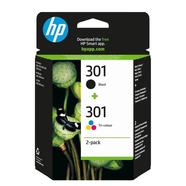 HP 301 COMBO NERO/TRICROMIA HP 301