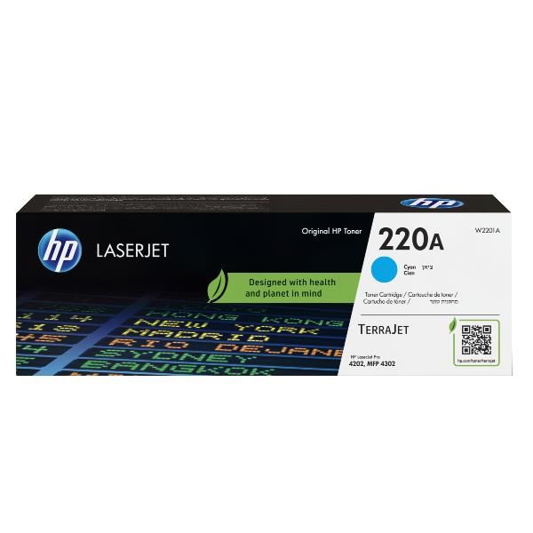 HP 220A TONER ORIGINALE CIANO