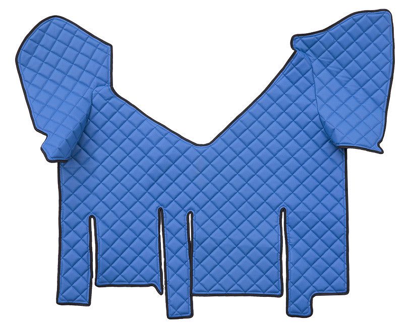 Tappeto centrale in Skeentex - Blu - compatibile per Iveco Stralis (07/12>12/19) automatico, cabina larga, doppio frigo scorrevole - Iveco Stralis XP (09/16>12/19) automatico, cabina larga, doppio fr