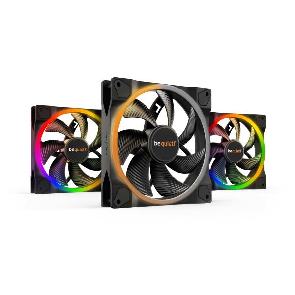 be quiet! Light Wings § 140mm PWM Triple Pack Case per computer Ventilatore 14 cm Nero 1 pz (be quiet! Light Wings § 140mm PWM Trip)