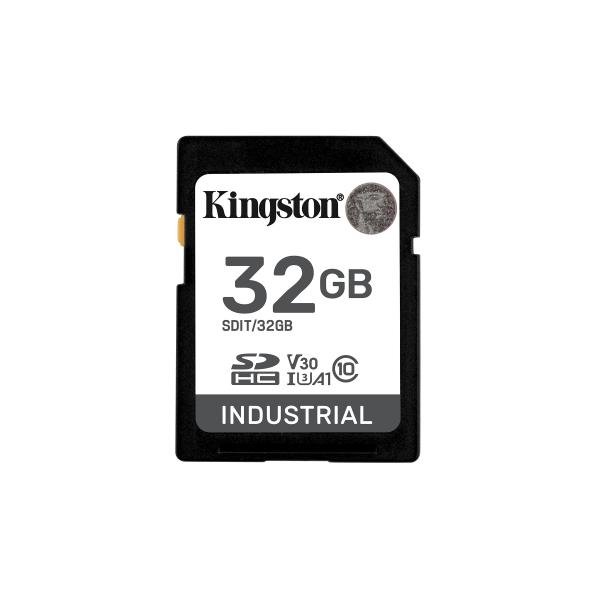 Kingston Technology 32G SDHC Industrial pSLC (Memory Card Sdhc Uhs-I Class - 10 - Warranty: 12M)