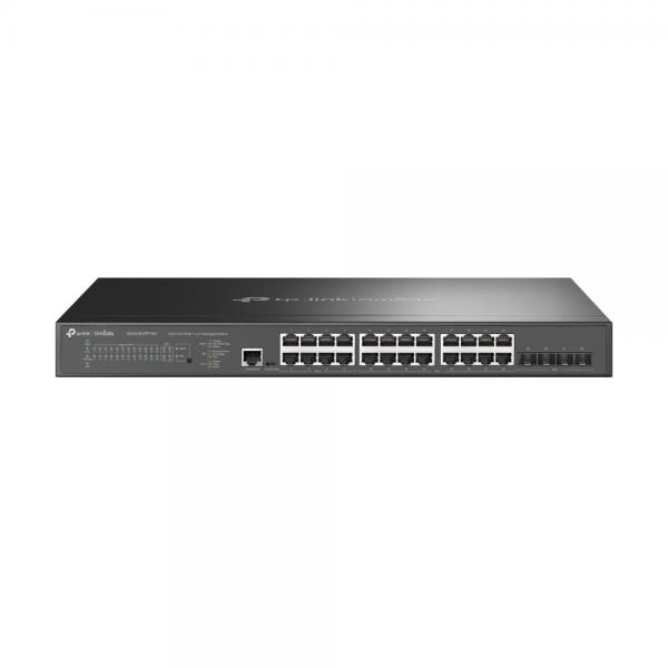TP-Link Omada SG3428XPP-M2 switch di rete Gestito L2+ 2.5G Ethernet [100/1000/2500] Supporto Power over Ethernet [PoE] 1U Nero (TP-LINK JETSTREAM 24PT MANAGED SWITCH)
