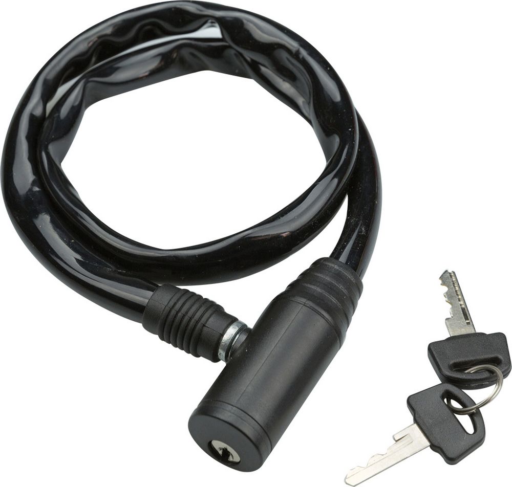 Antifurto a cavo per bici 0,6x60cm con serratura in lega di zinco