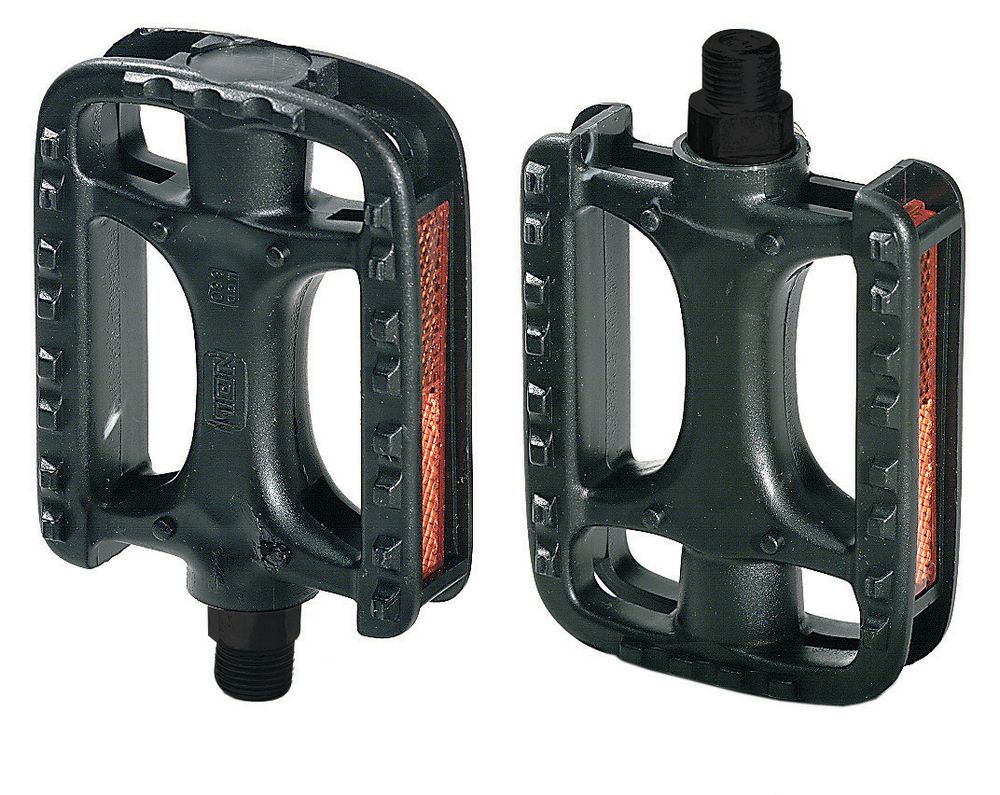 Pedali Bici City Bike in Nylon Resistente con Catarifrangenti