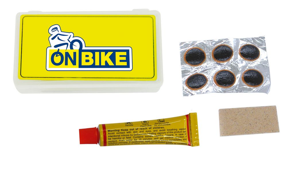 Kit riparazione rapida ruote bici con scatola – pronto all’uso e portatile