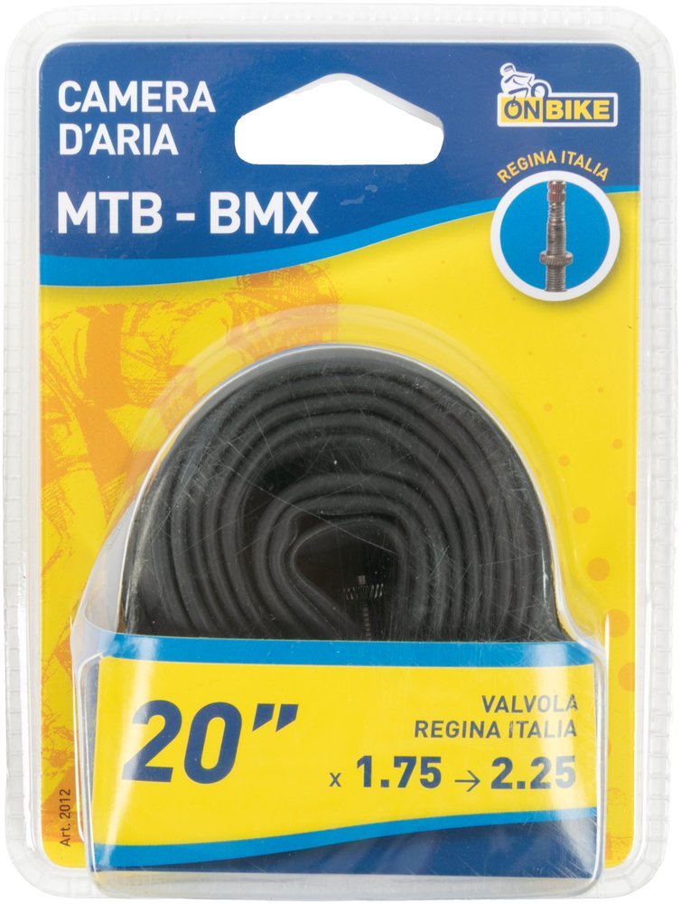 Camera d’Aria 20" E.T.R.T.O. 47-406 – Valvola Schrader per BMX e Bici