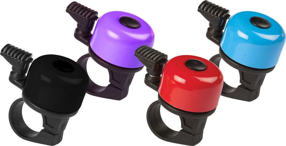 Mini campanello bici universale in acciaio con suono rap