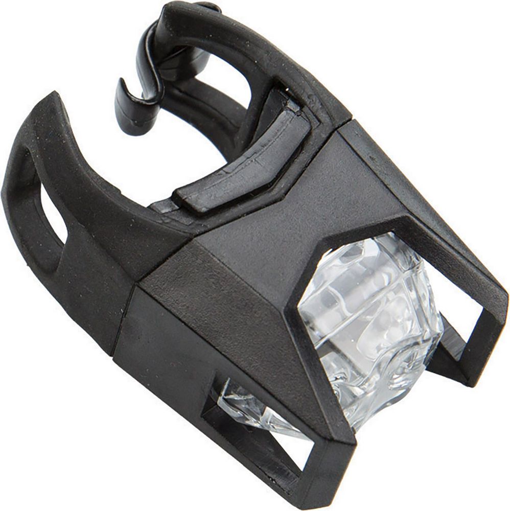 Fanale anteriore bici due LED bianchi aggancio al telaio