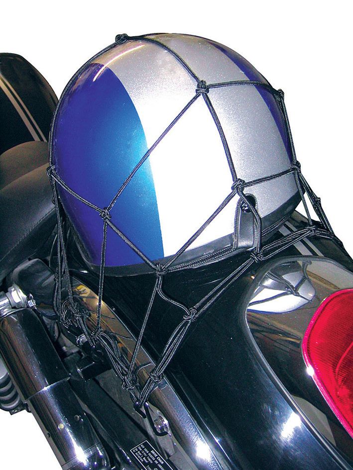 Rete elastica porta oggetti universale singola con ganci per moto