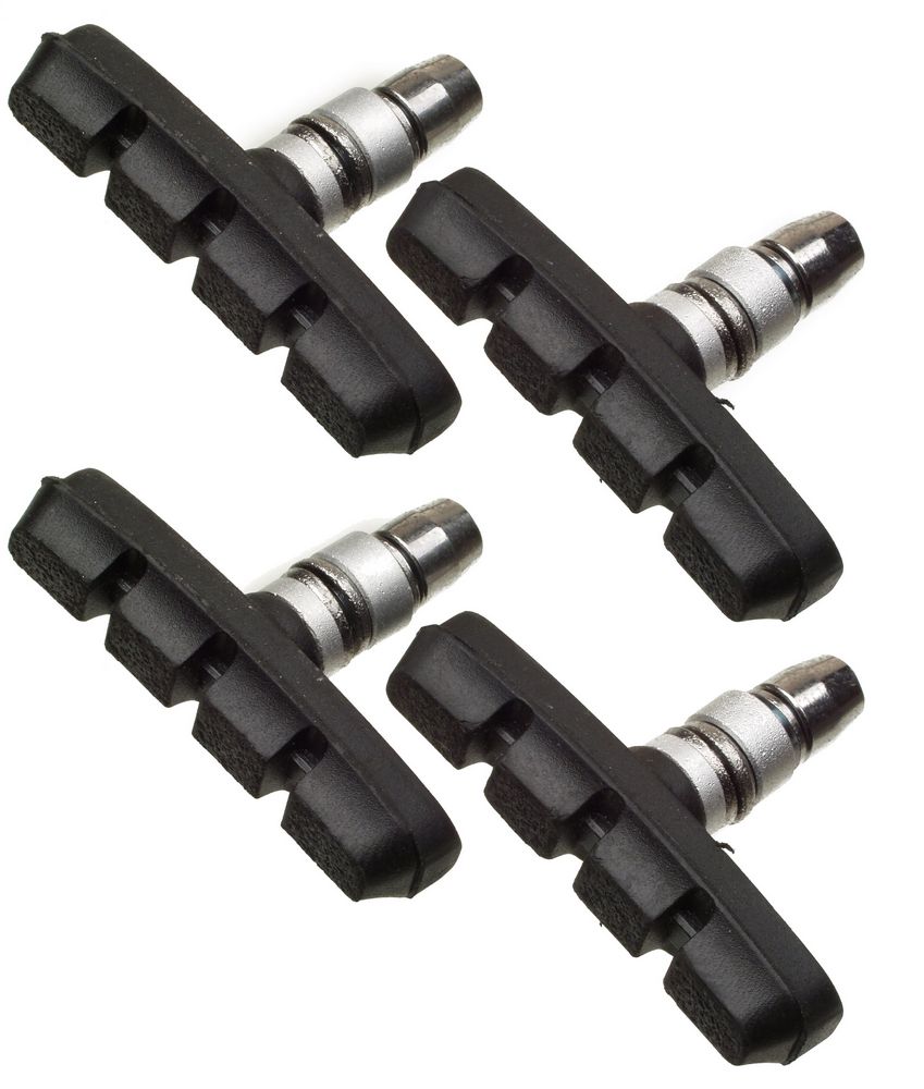 Pattini freni bici per MTB e city bike mod. v-brake quattro pezzi 70mm