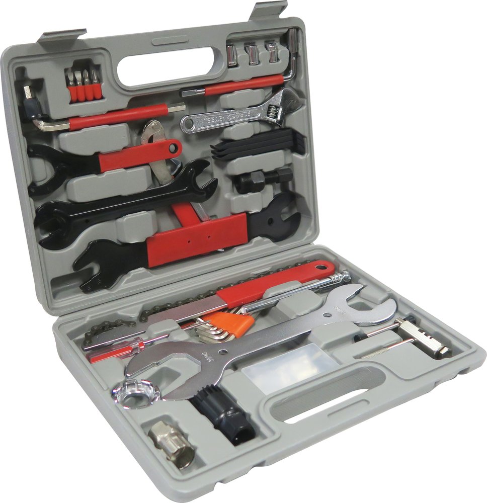 ON BIKE Kit Riparazione Bici 44 Pezzi Completo