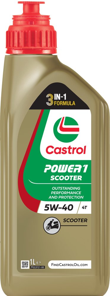 Olio motore moto 4T lubrificante Power 1 Scooter 5W40 1L