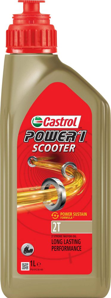 Olio lubrificante semisintetico moto 2T Power 1 Scooter 1L