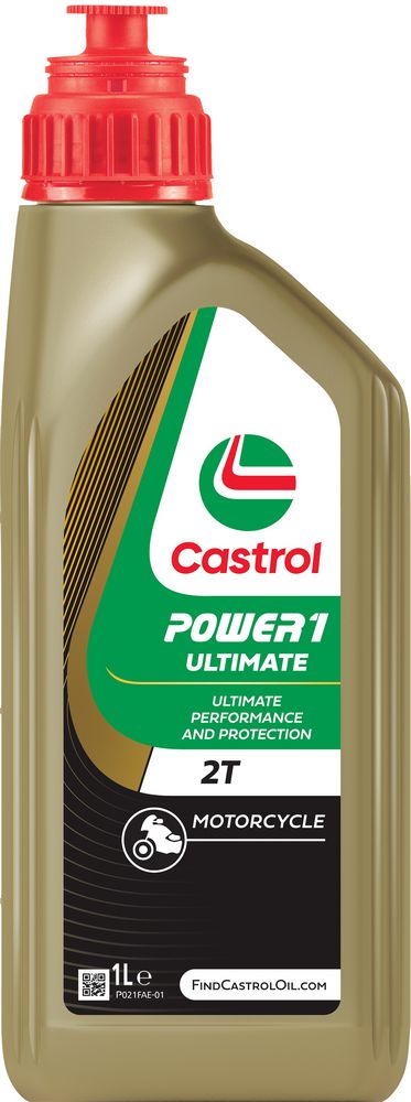 Olio lubrificante sintetico motori moto 2T Power 1 Racing 1L