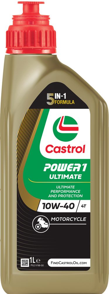Olio lubrificante moto Power 1 Racing 4 Tempi 10W40 1L Oil