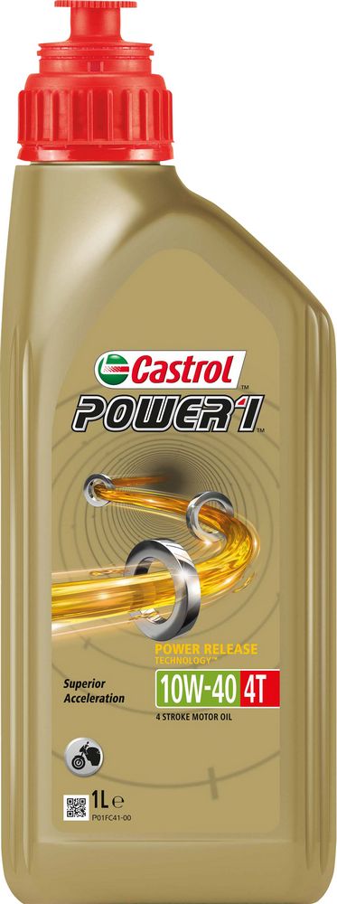 Olio lubrificante motore moto 4T Power 1 10W40 1L semisintetico