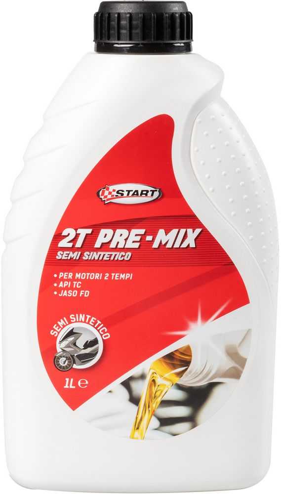 Olio Sintetico 2T Pre-Mix 1L – Massima Protezione per Moto e Scooter