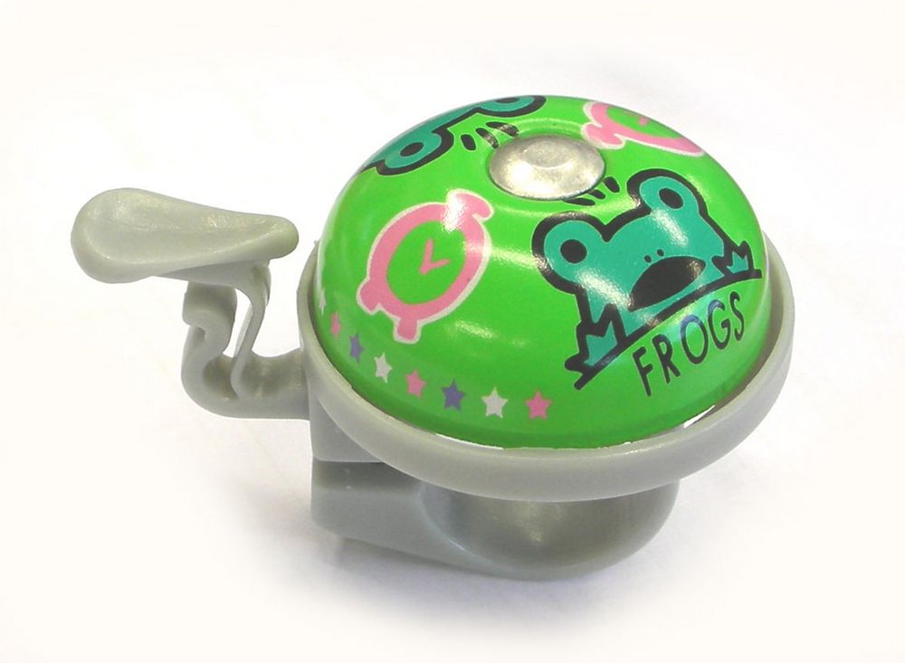 Campanello universale bici bambino con stampa verde