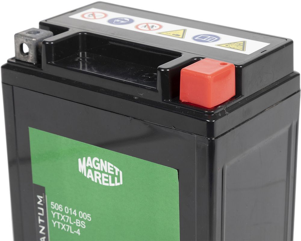 Magneti Marelli batteria moto scooter 7AH 12V 75A AGM sigillata polo positivo DX - Image 5