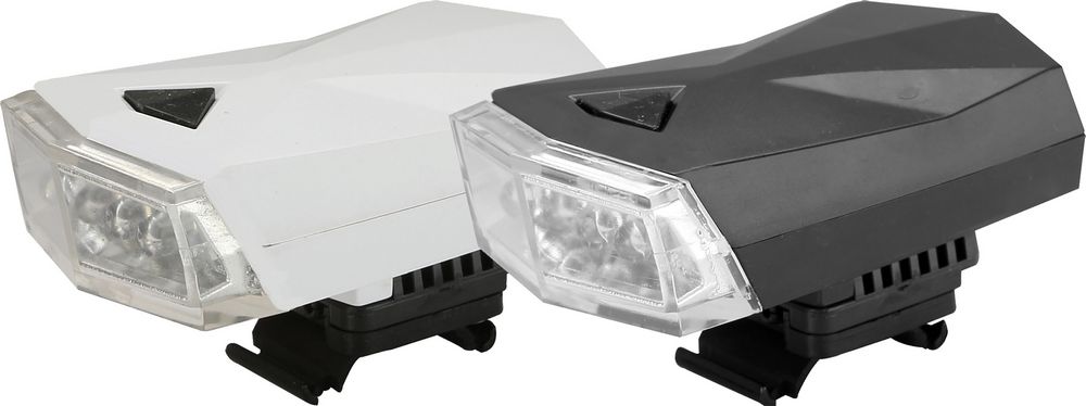 ON BIKE Torcia Frontale 4 LED Per Bici Alta Visibilità
