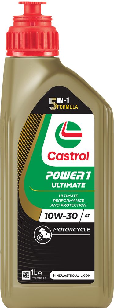 Olio lubrificante moto 4 Tempi Power 1 Racing 10W30 1L Oil