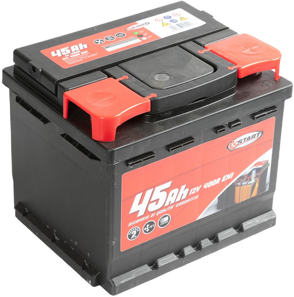 Batteria Auto 45AH 12V 400A polo positivo destro Cassetta L1