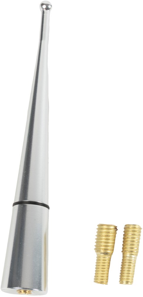 Antenna mirage universale per auto in alluminio cromato