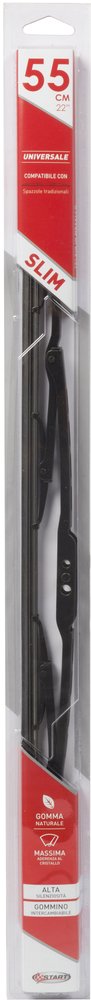 Spazzola Singola Tergicristallo Mis.55 cm-22" Universale per auto