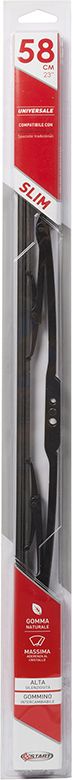 Spazzola Singola Tergicristallo Mis.58 cm-23" Universale per auto