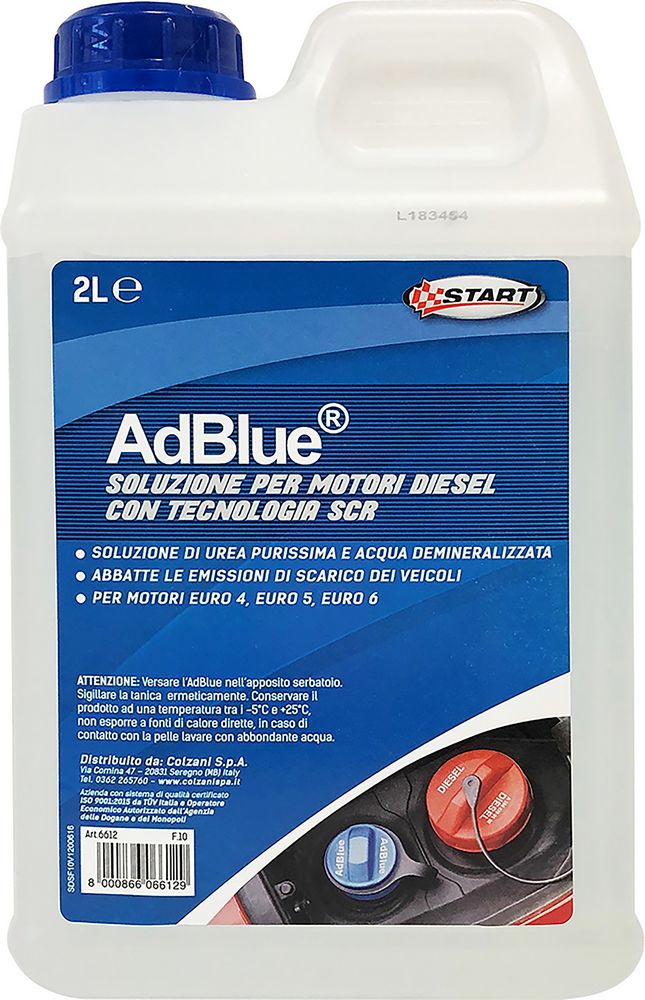 Liquido AdBlue 2 Litri – Additivo Diesel Riduzione Emissioni NOx
