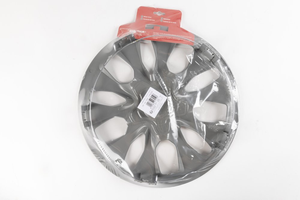 Borchie Copricerchio auto grigio singolo monte carlo 15'' in ABS