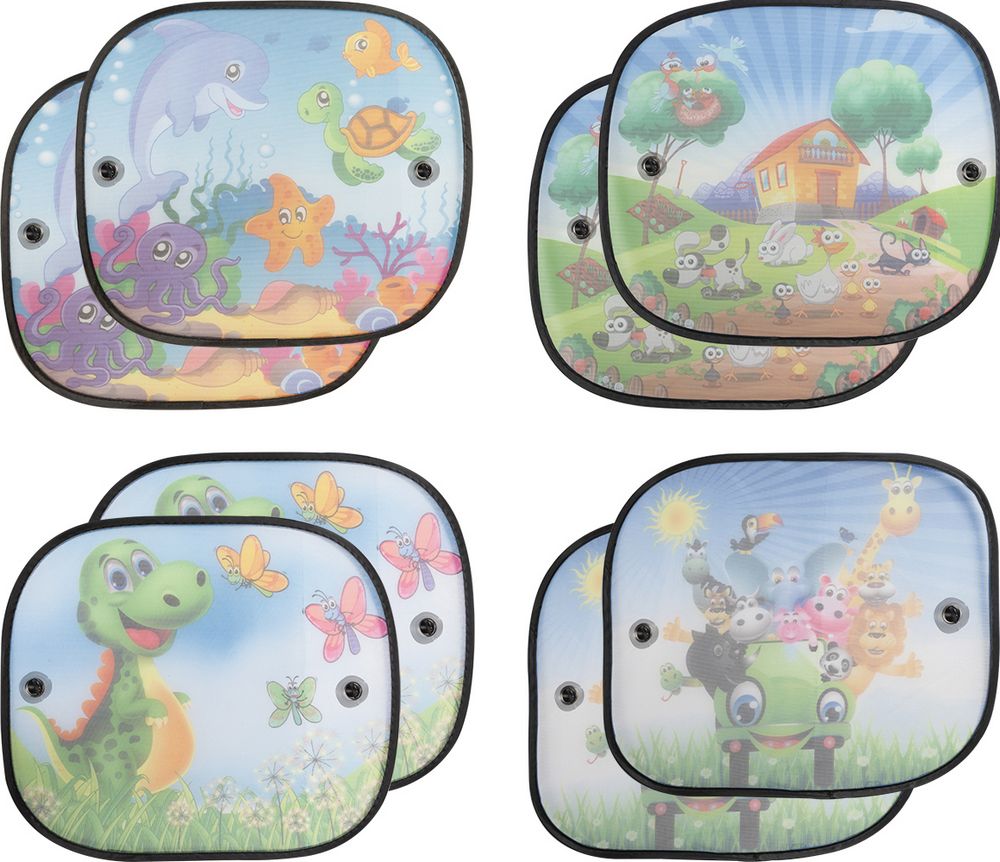 Coppia di Tendine Laterali Magic Fantasy con grafiche assortite Universale