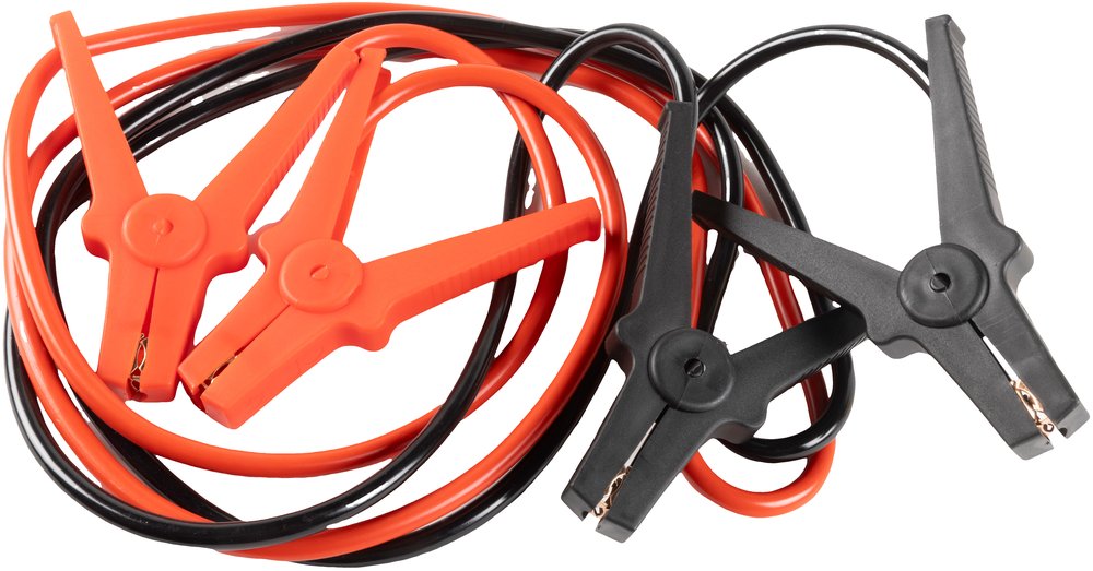 Cavi Batteria 400Ah 2,5m – Pinze Isolate per Avviamento Sicuro Auto e Moto
