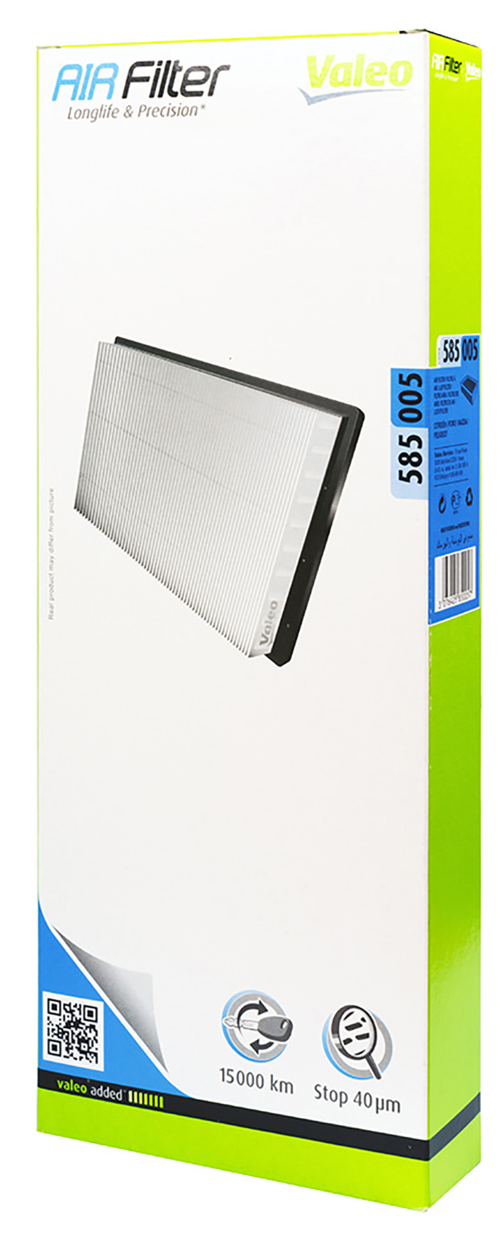 Longlife&Precision filtro aria auto particellare