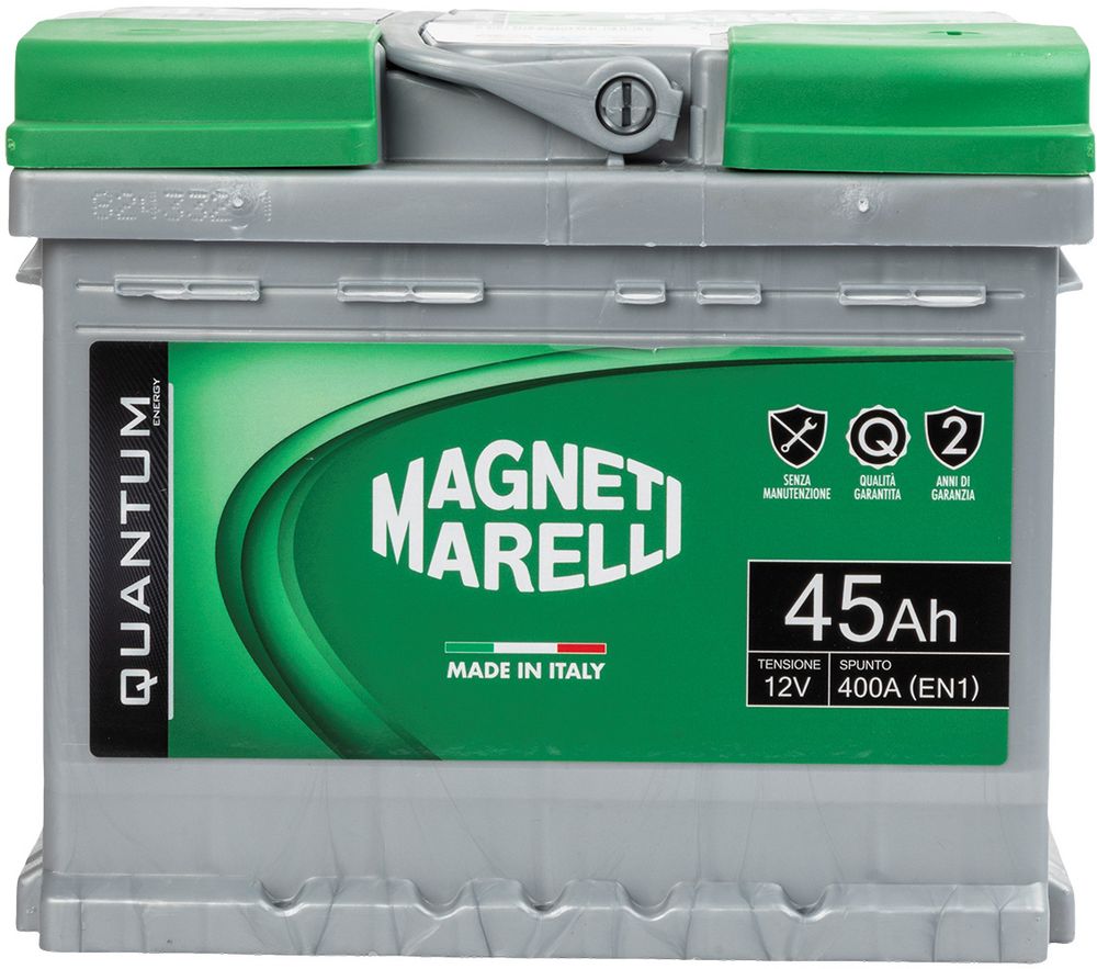 Magneti Marelli Batteria per auto 45AH 12V 360A EN1 per cassetta L1B
